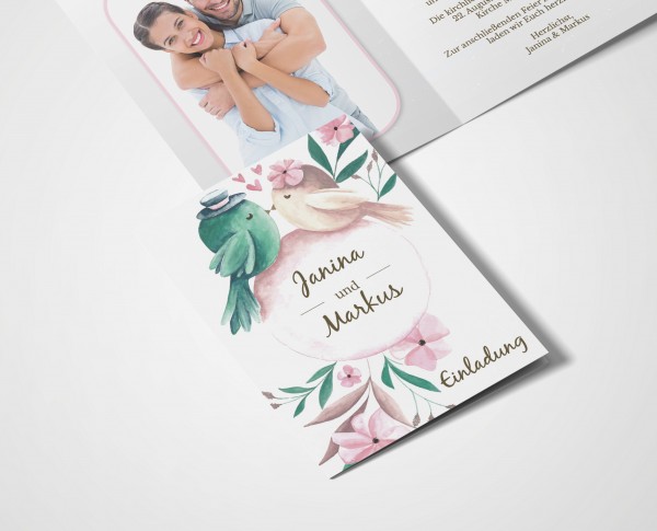 Einladungskarten Hochzeit Hochzeitskarten mit Druck - Tweet