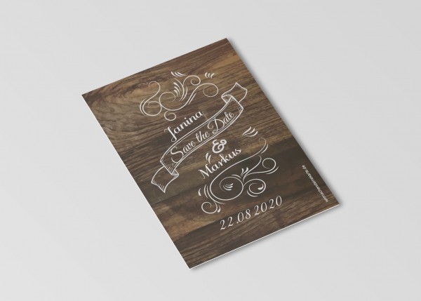 Save the Date Karten Einladung Hochzeit - Hochzeit Gaudi