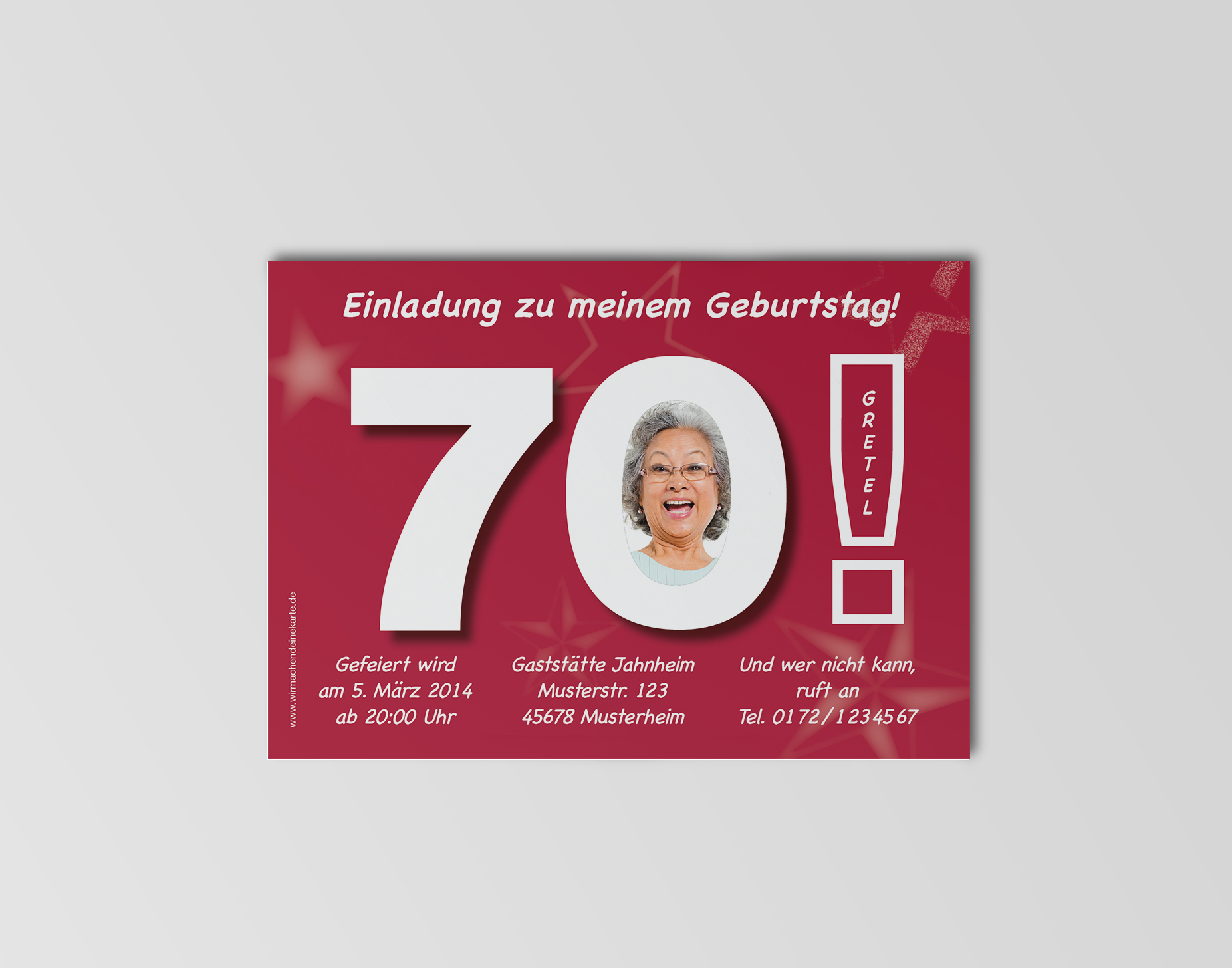 Geburtstag Einladungskarten 70 Geburtstag Grosse 70 Rot 70 Geburtstag Einladung Runder Geburtstag Geburtstag Wirmachendeinekarte