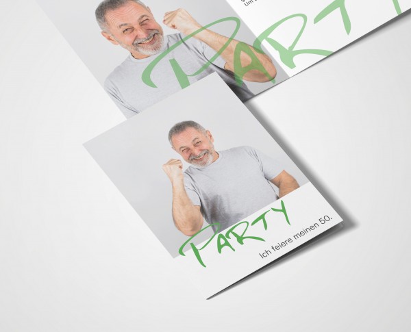 Einladungskarten 50. Geburtstag Party