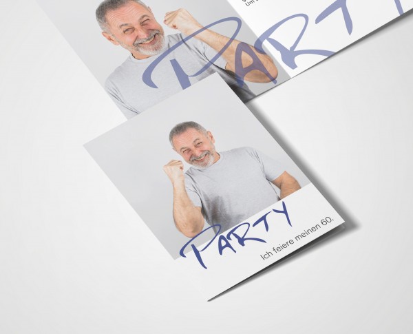 Einladungskarten 60. Geburtstag Party