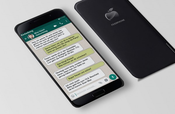 Smartphone Einladung Einladungskarte lustig Geburtstag Whatsapp