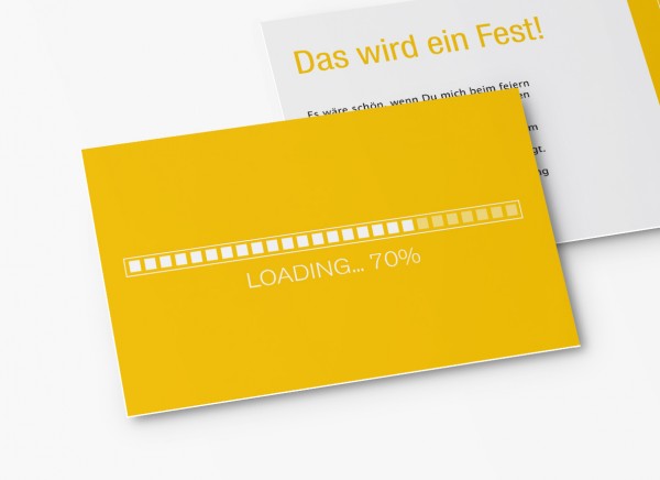 Einladungskarten 70. Geburtstag Loading