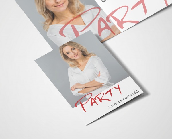 Einladungskarten 60. Geburtstag Party