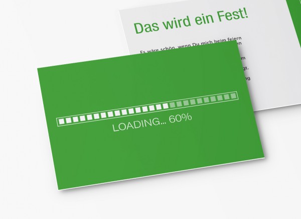 Einladungskarten 60. Geburtstag Loading
