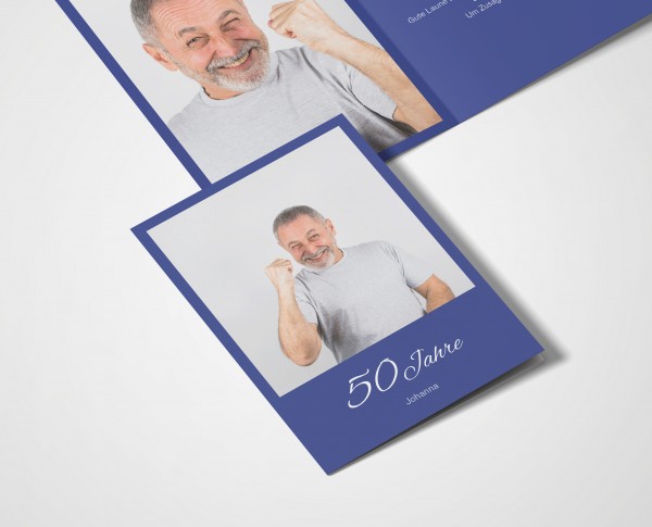 Einladungskarten 50. Geburtstag Klassik