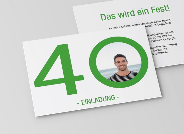 Einladungskarte Riesen Zahlt